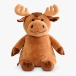 Elg bamse med navnebroderi, 40 cm