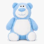 Blå bamse med navn – Bernard