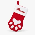 Julesok med navn og hund