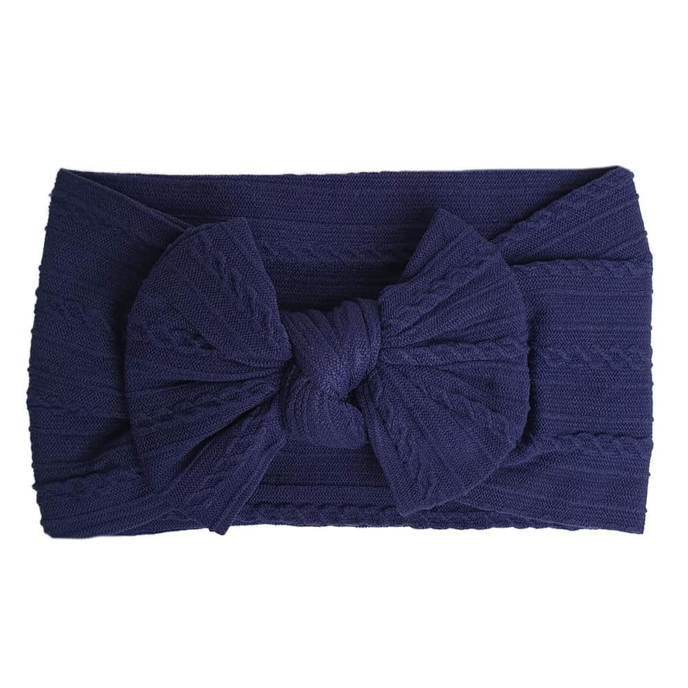 Baby pandebånd marineblå i nylon