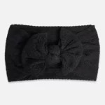 Baby pandebånd sort i nylon