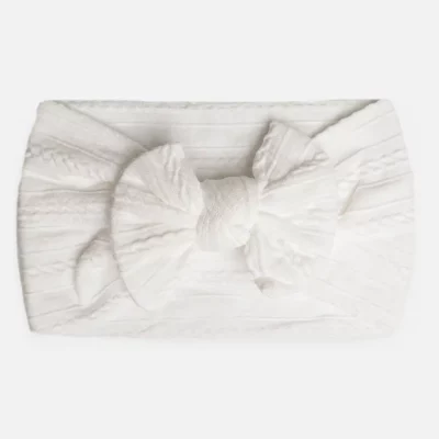 Baby hvid nylon pandebånd