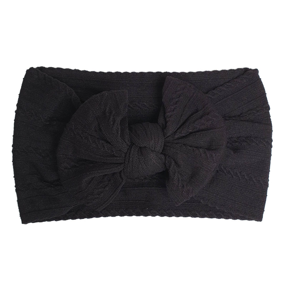 Baby pandebånd sort i nylon