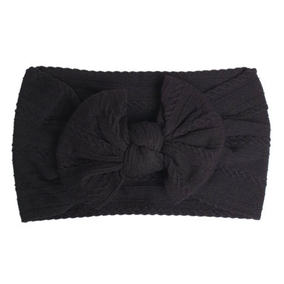 Baby pandebånd sort i nylon