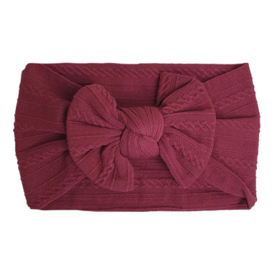 Baby pandebånd bordeaux i nylon
