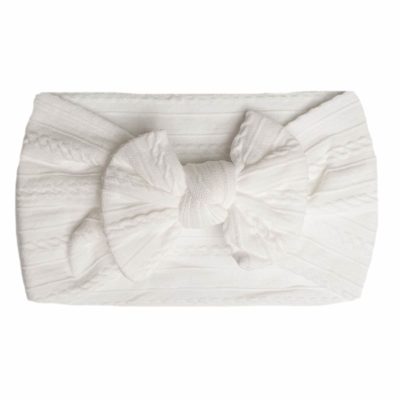 Baby hvid nylon pandebånd