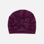 Bordeaux turban til baby – Nordic Rainbow