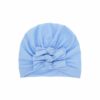 Lyseblå turban til baby – Nordic Rainbow