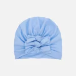 Lyseblå turban til baby – Nordic Rainbow
