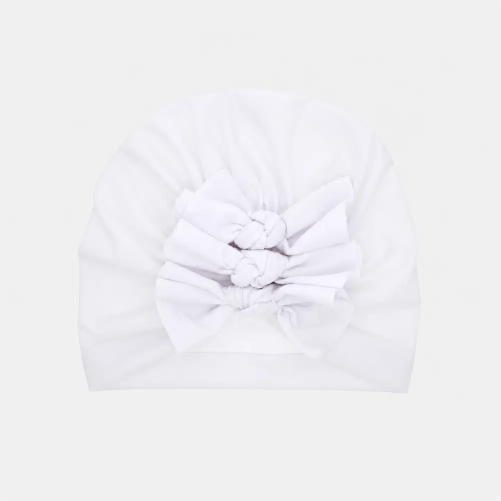 turban baby hvid nordisk regnbue Hvid turban til baby – Nordic Rainbow