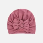 Medium pink turban til baby – Nordic Rainbow