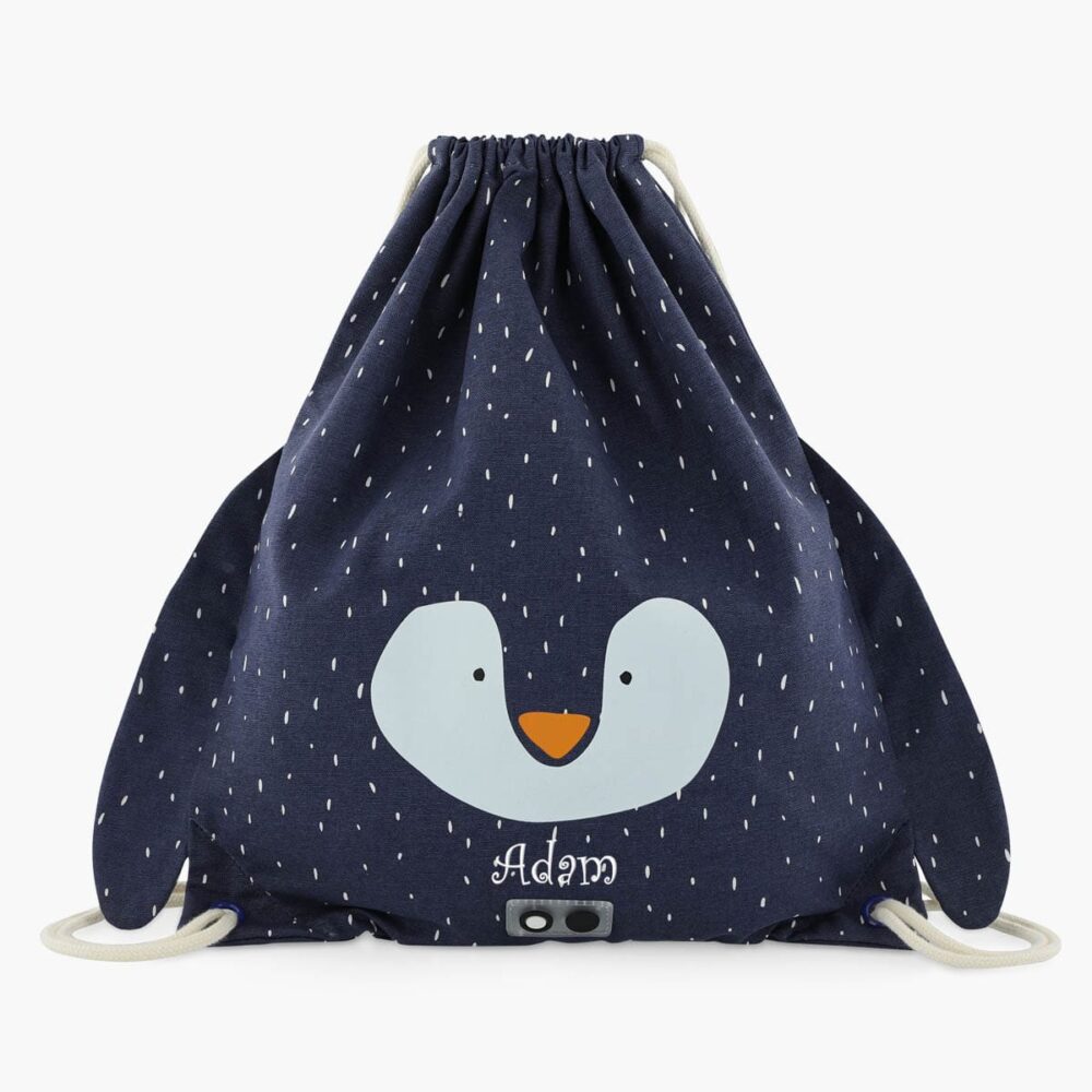 Gymnastikpose med navn – Mr. Penguin Gymnastikpose med navn – Penguin