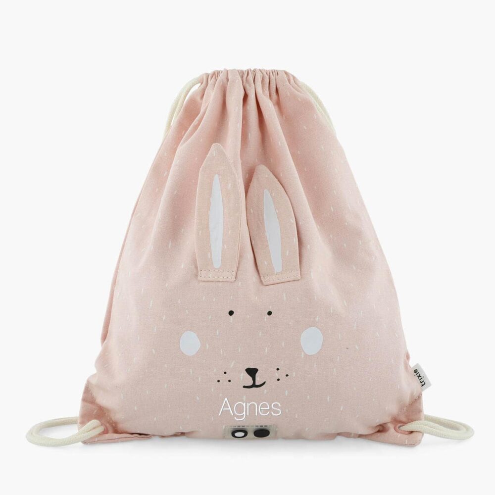 Gymnastikpose med navn – Mrs. Rabbit Gymnastikpose med navn – Rabbit